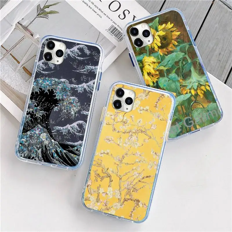 

Capinha para celular Van Gogh Phone Case For iphone 12 5 5s 5c se 6 6s 7 8 plus x xs xr 11 pro max mini