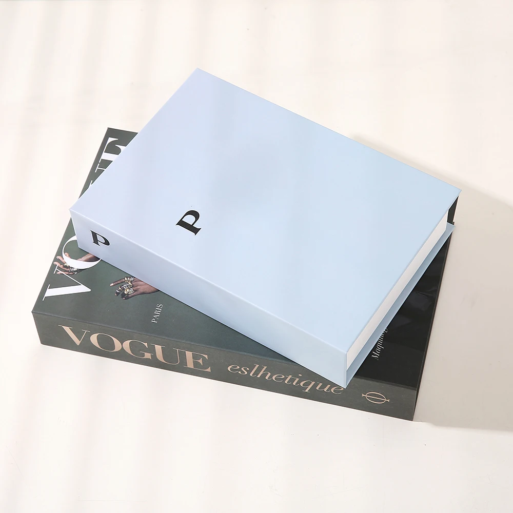 

Trendy Fake Workable Books Decoration for Home, Simulation of Modern Books Luxury Storage Box Hotel Club Model Decor Folded Form