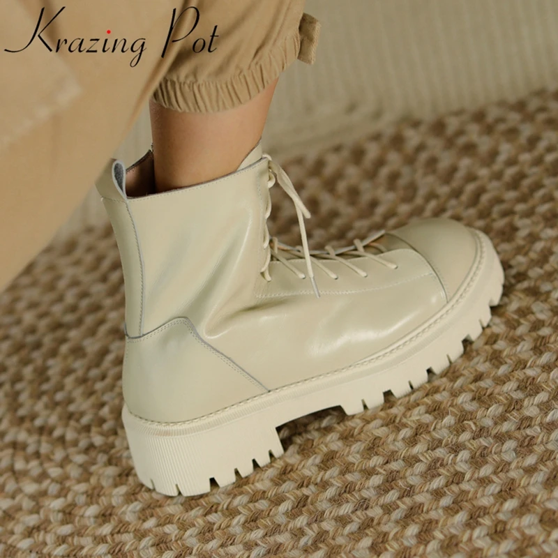

Krazing Pot big size keep warm winter shoes snow boots high heels Chelsea boots office lady daily wear fur concise ankle boots