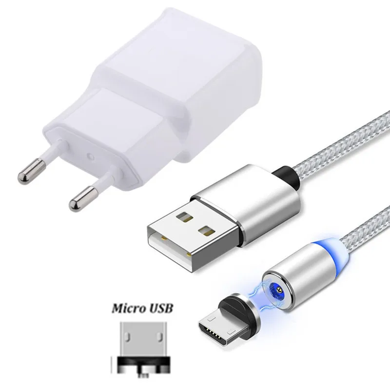 Шнур быстрой зарядки USB для Huawei P Smart plus Y9 2019 Y6 Y7 Prime 2018 магнитный кабель Micro Xiaomi Mi A2