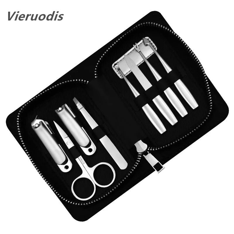 

8-piece hardcover Nail Clipper Set lovely adult nail clippers oblique mouth household German nail clippers