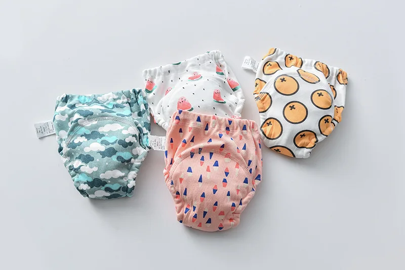 

Baby Diaper Cartoon Training Pants Panties Baby Diapers Reusable Cloth Diaper Nappies Washable Infants Underwear Nappy Changing