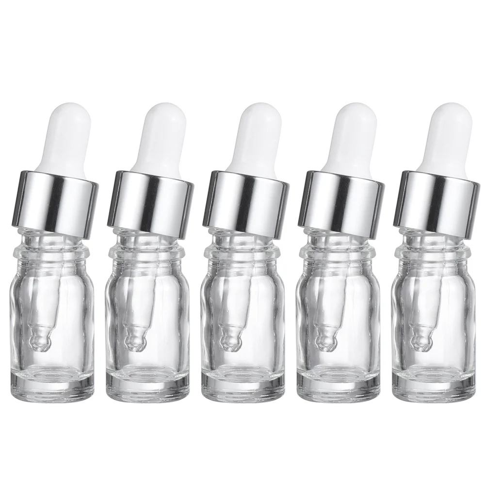 

15Pcs 5ML Transparent Eye Dropper Bottle Dispenser Glass Essential Oil Bottles