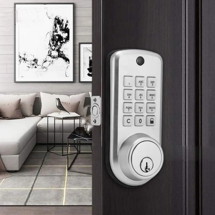 Блокировка паролем 2 36 76 дюйма Регулируемая блокировка смарт клавиатура с