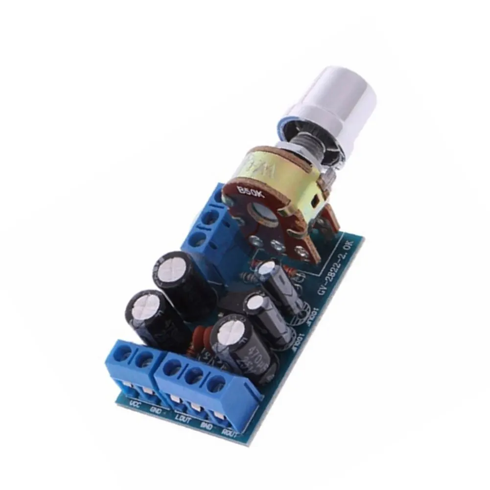

2021 2021 NewNew Audio Amplifier Module TDA2822M 2.0 Channel DC 1.8-12V Stereo AUX Audio Amp Board Volume Control Tool Accessory