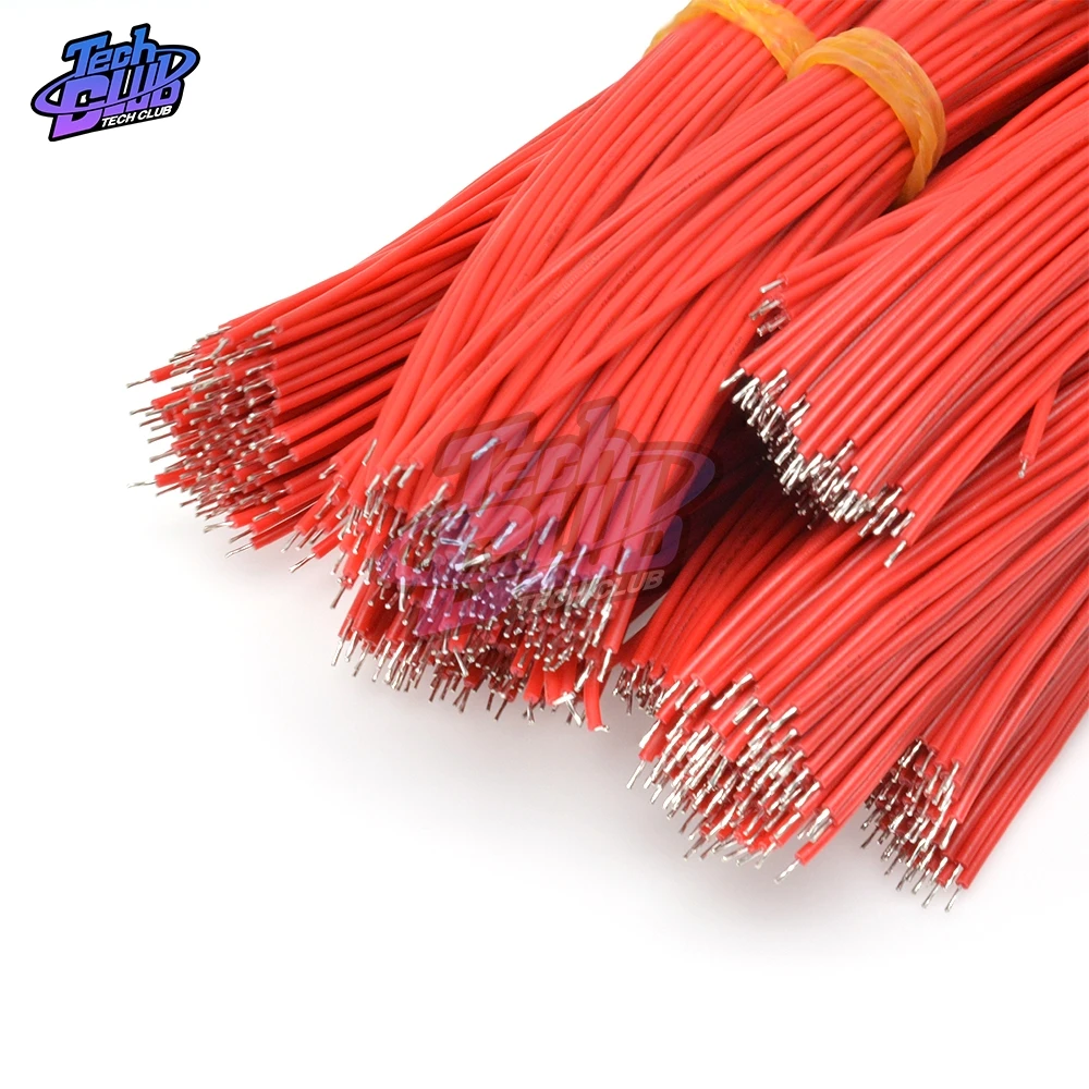 100 шт./лот Оловянная макетная плата кабель для пайки печатных плат 24AWG 8 см