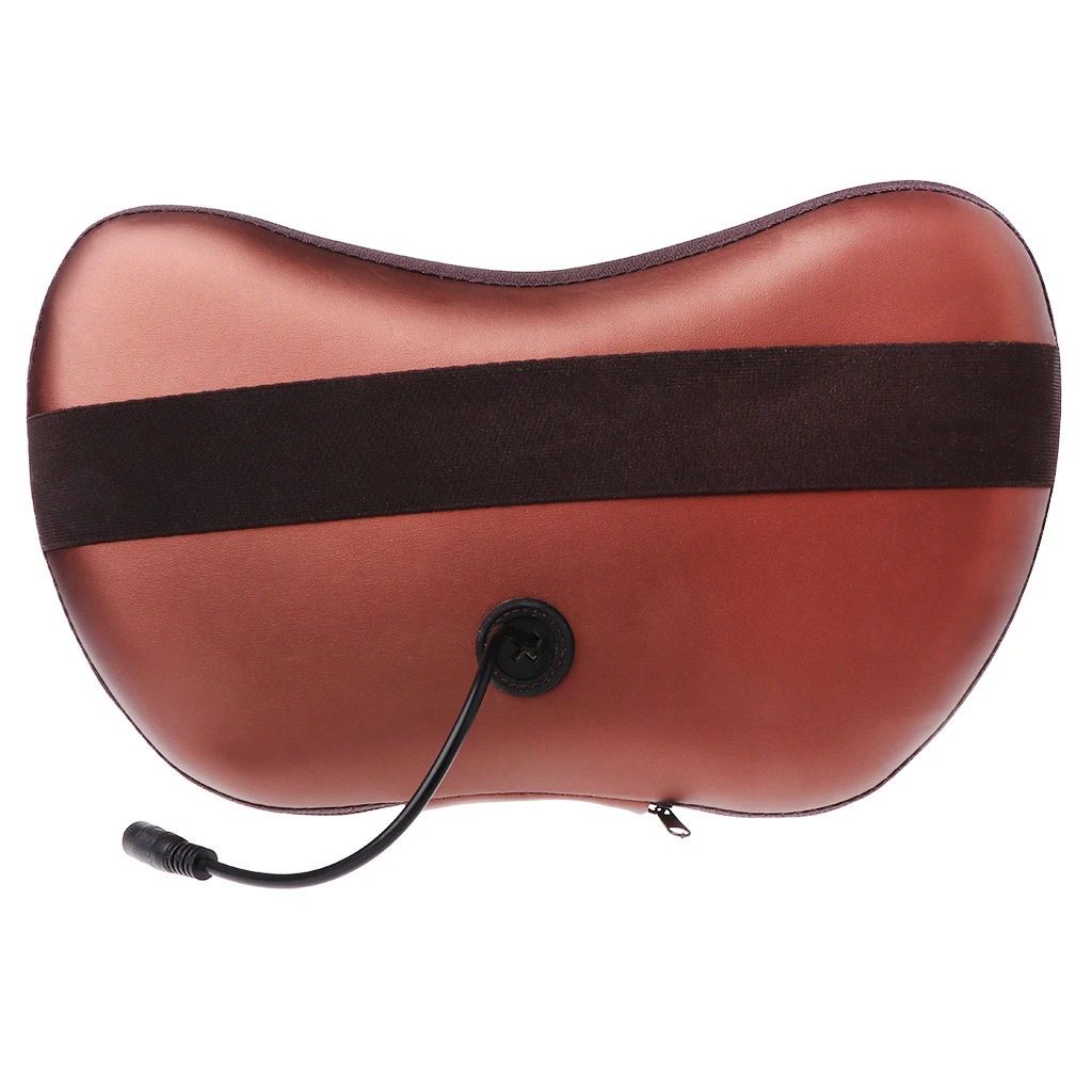 Электрическая Массажная подушка для спины поясницы и шеи шиацу с подогревом