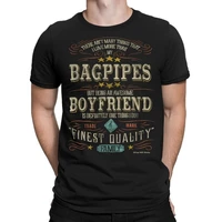 bagpipes boyfriend mens t shirt family relations musician music instrument