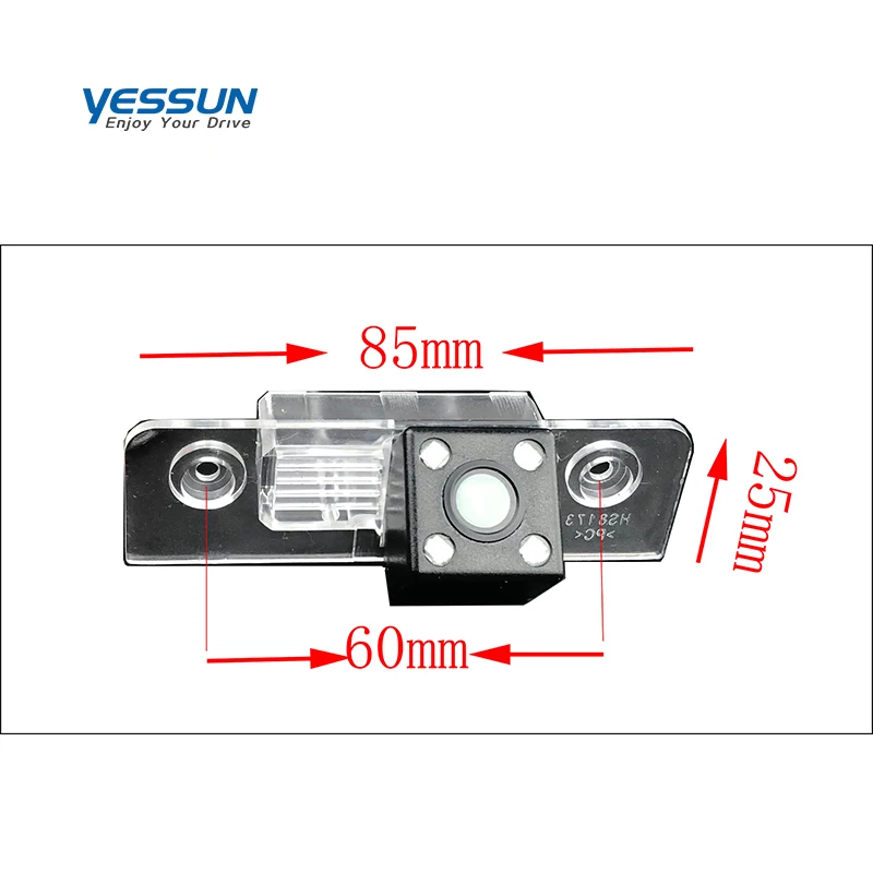 Автомобильная камера заднего вида Yessun HD CCD ночного видения резервная