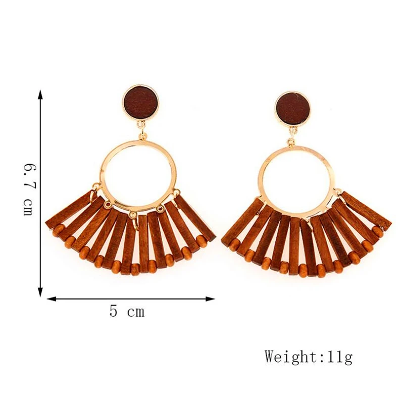 Женские Висячие серьги YAOLOGE корейские большие круглые длинные висячие ручной