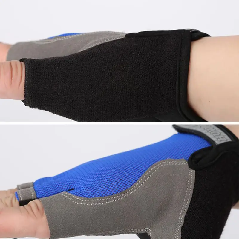 Велосипедные перчатки Нескользящие дышащие на пальцах для занятий спортом