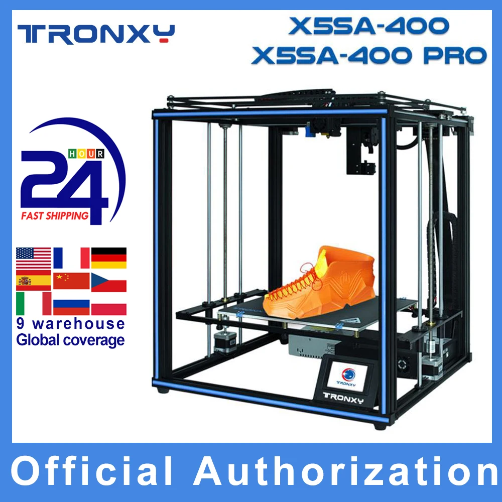 Модернизированный Высокоточный 3D принтер Tronxy X5SA/X5SA 400 набор сделай сам 400*400*400 мм