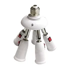 E27 для E27 сплиттер 3 в 14 в 15 в 1 Ламподержатель с вклвыкл переключатель 360 градусов Регулируемый Поворотный Светильник Конвертер Разъем