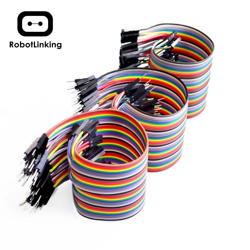 Dupont Line 120 шт./3 * 40pin 10 см/20 см/30 см/40 штырь гнездо перемычка Кабель для Arduino|jumper wire|line