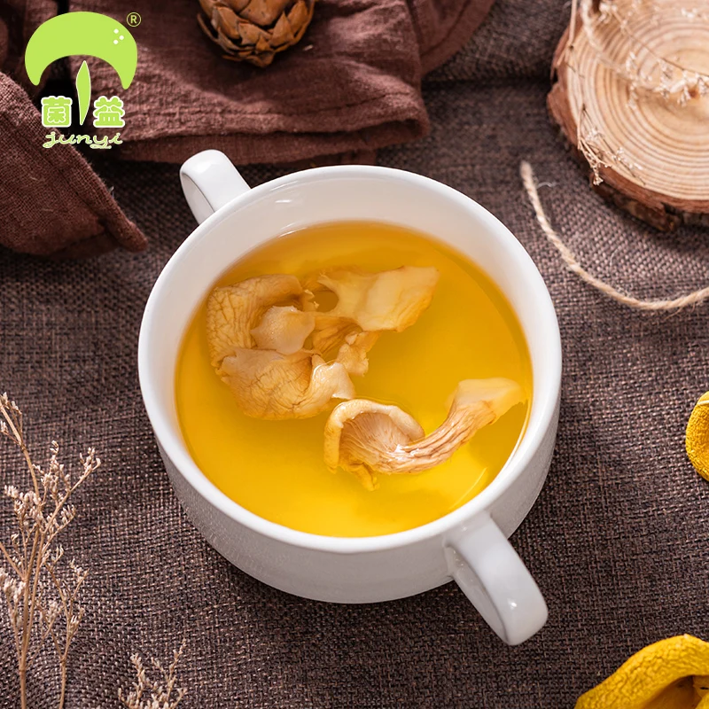 

Edible fungus elm yellow dry grinding golden mushroom