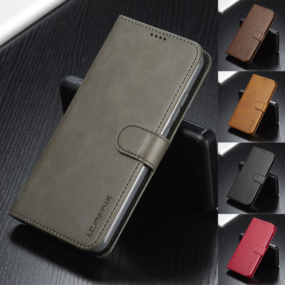 Роскошный кожаный чехол бумажник с откидной крышкой для Xiaomi Redmi 5 Plus 6 6A 7A 8A 9A