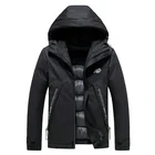 Новинка 2021, осенне-зимняя мужская куртка с хлопковой подкладкой, повседневная мужская куртка с хлопковой подкладкой, мужская одежда