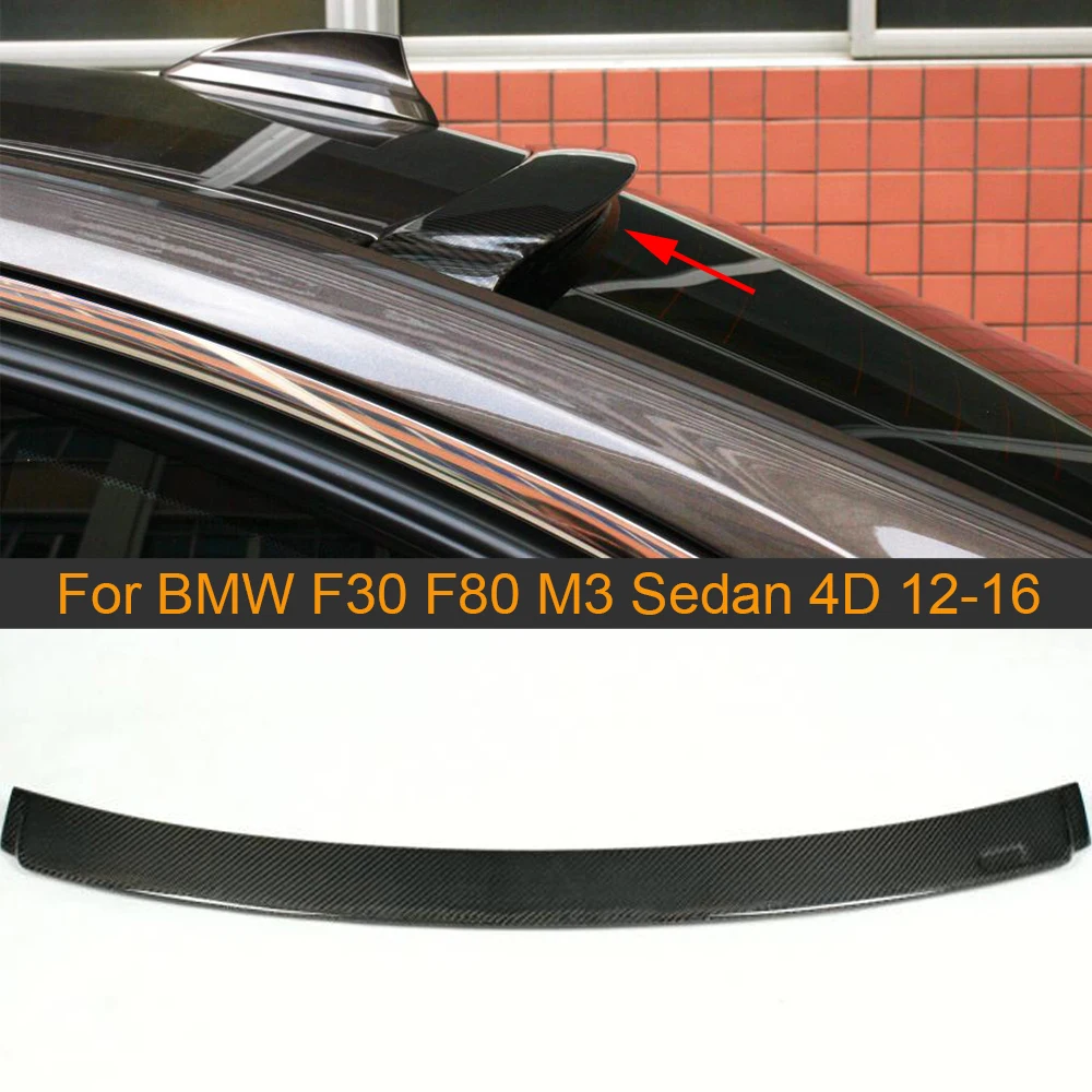 3 серии спойлер на крыше авто углеродного волокна сапоги Багажник крыло для BMW F30