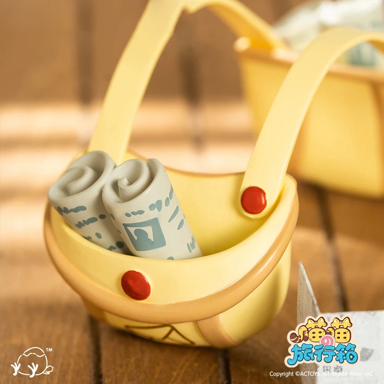 Кошка колокольчик слепой случайный ящик игрушки дорожная сумка аниме фигурка