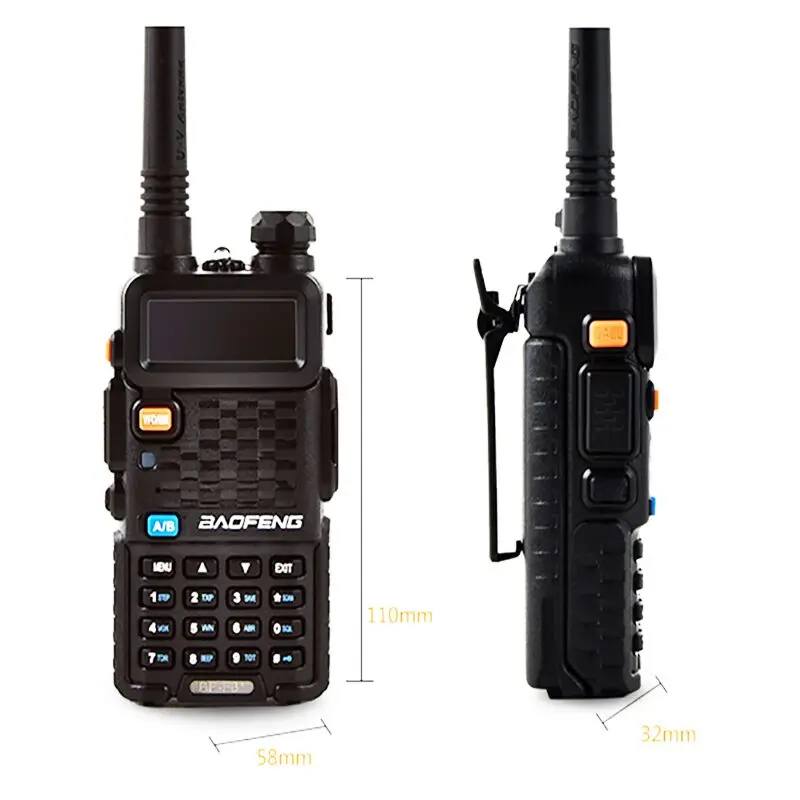 2020 baofeng bf f8 upgrade walkie talkie police two way car radio station portable ham radio for hunting 5w uhf vhf dual band free global shipping