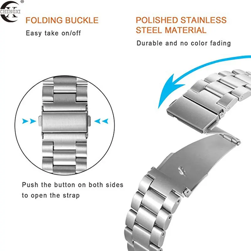 Ремешок для часов Gear S2 Frontier Премиум твердый браслет из нержавеющей стали ремешок