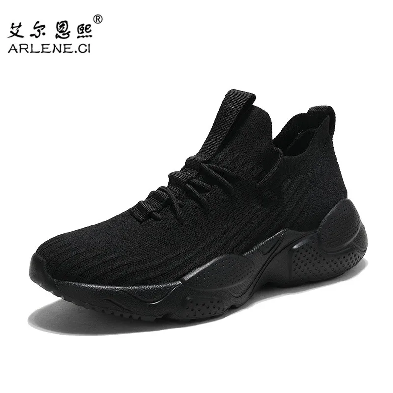 

2020 Hot Sale Men Running Shoes Comfortable Socks Sneakers Breathable Non-slip Wear-resistant Outdoor Walking Men Sport Shoes