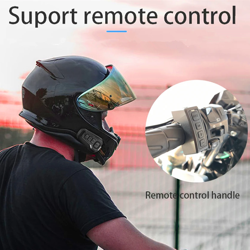 Bluetooth гарнитура для шлема с ручкой водонепроницаемая|Наушники шлемов| |