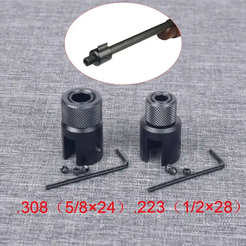 Намордник тормозной адаптер 1/2x28 и 5/8x24 .750 баррель конец CW правая резьба протектор