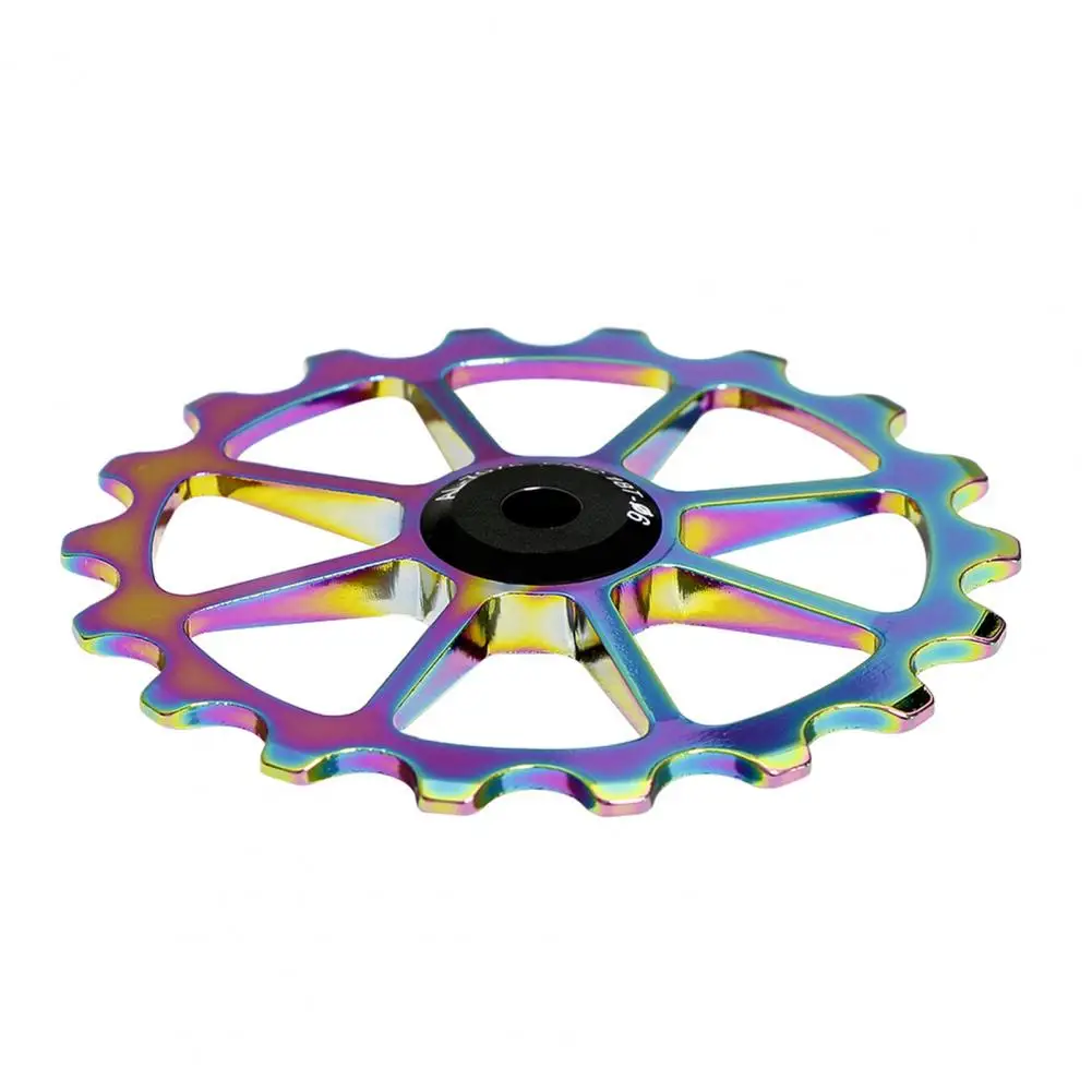 

Bicycle Guide Wheel MTB Bike Mountain Road Bicycle 18 Teeth Aluminum Alloy Guide Wheel Rear Derailleur Pulley