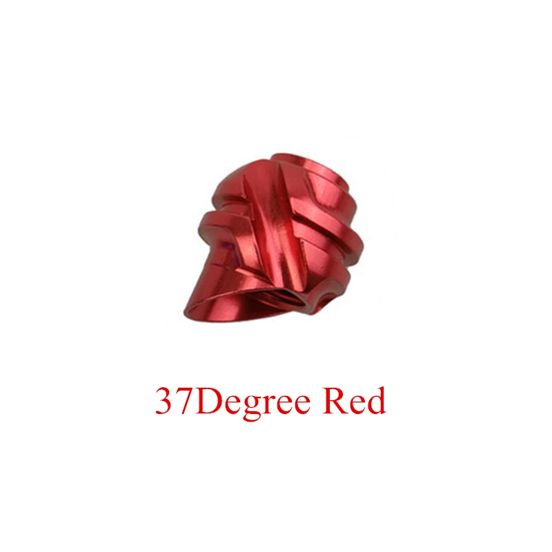 37 Degree Red 45/37 градусов Алюминиевый Открытый прицел корпус Внутренний сердечник осветлитель диафрагма объектив блочный лук открытый стрельба из лука аксессуары - Цвет: 37 Degree Red