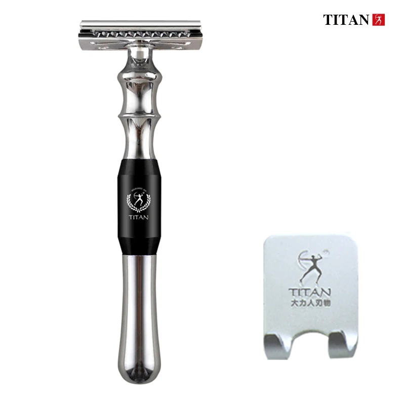 

Titan high quality shaving razor safety razor for men, metal handle free shipping , replaceable blade razor
