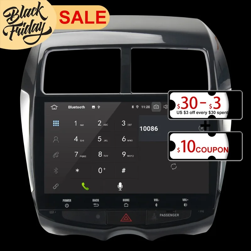 Автомобильный мультимедийный плеер Android 8 0 4 Гб + 64 ГБ для Mitsubishi ASX 2011 2015