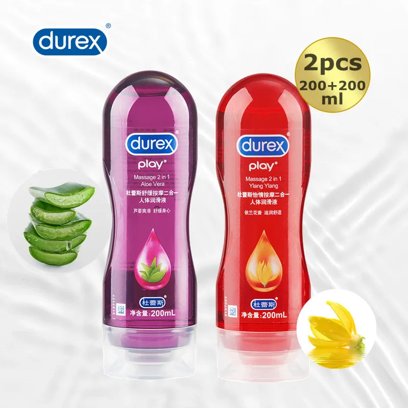 

Durex 400ml Sex Lubricant Massage 2in1 Aloe Vera Play Lube Water Based Anal Lubrication For Anal Vaginal Oral Sex Toy for Adult