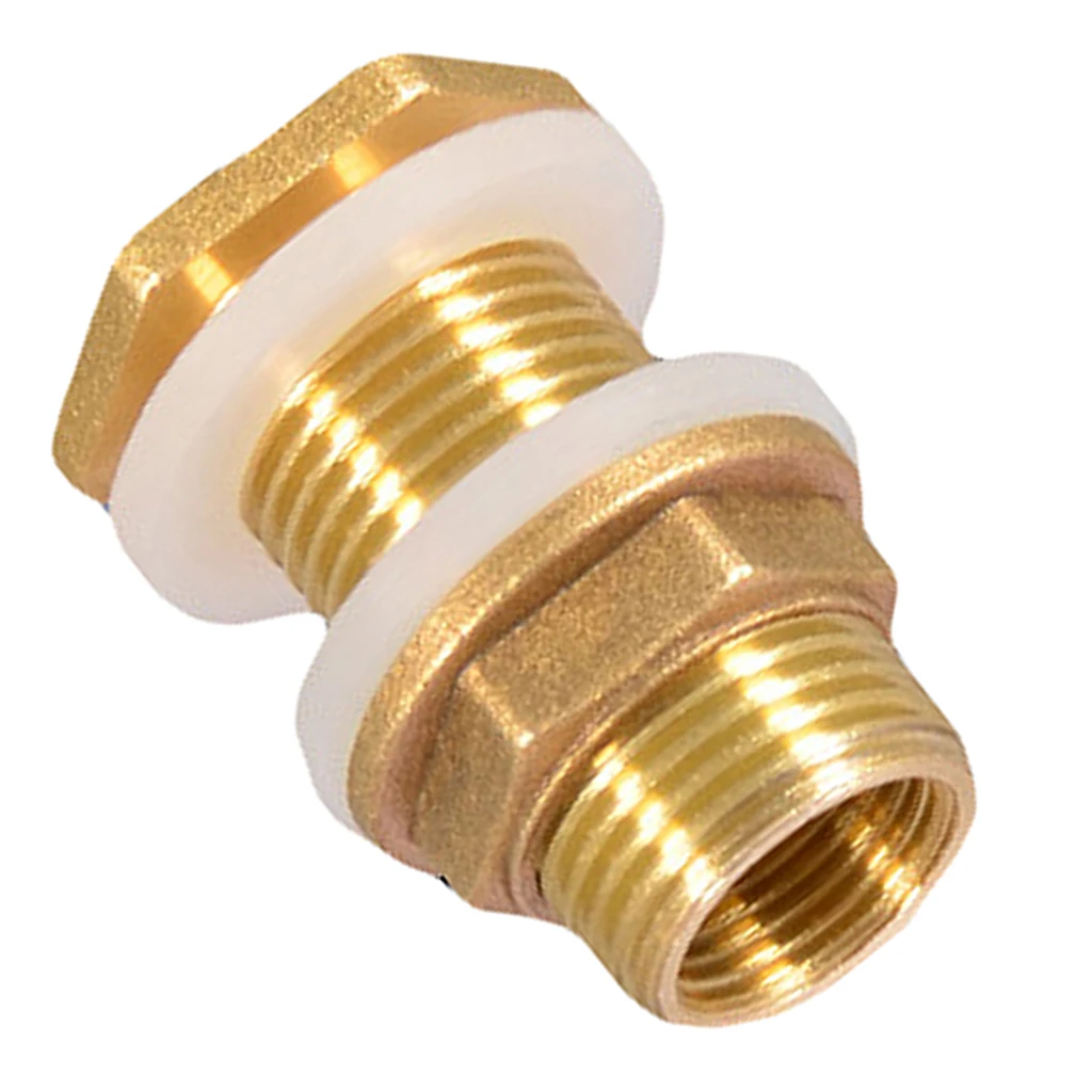 

Brass Water Tank Connector Garden Hose Fittings Easy to Install M1/2'' M3/4'' M1'' DN15 DN20 DN25
