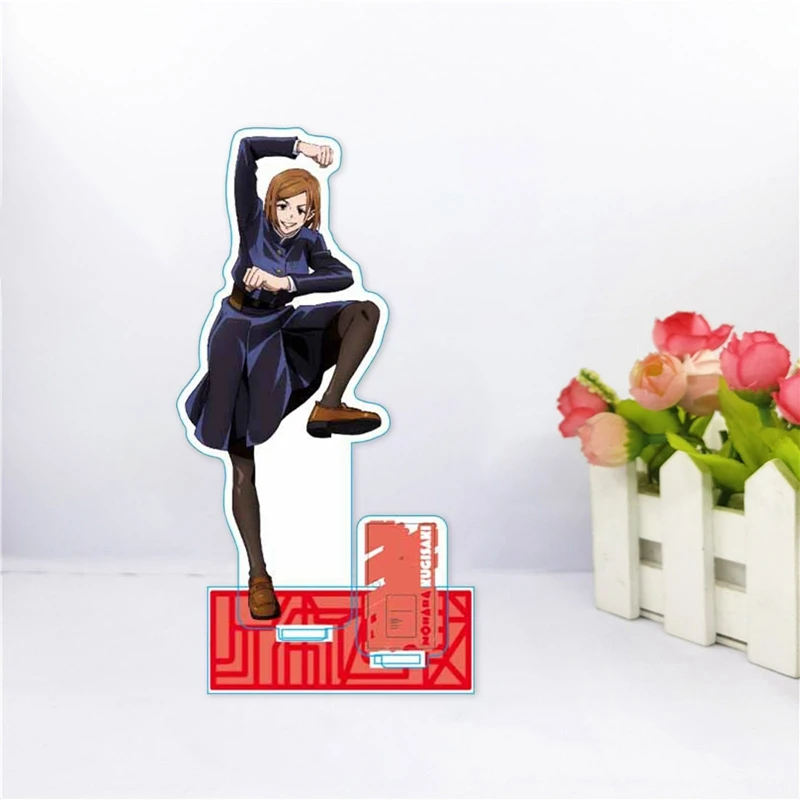 

Japanese Anime Jujutsu Kaisen Acrylic Stand Figure Model Plate Holder Cake Topper Toys Desktop Decor For Kids Boy Gift