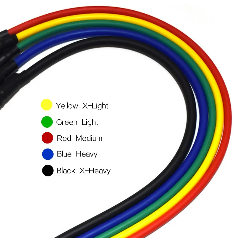 11 шт. ленты для кроссфита полосы трубки Набор стрейч тренировочная Резина