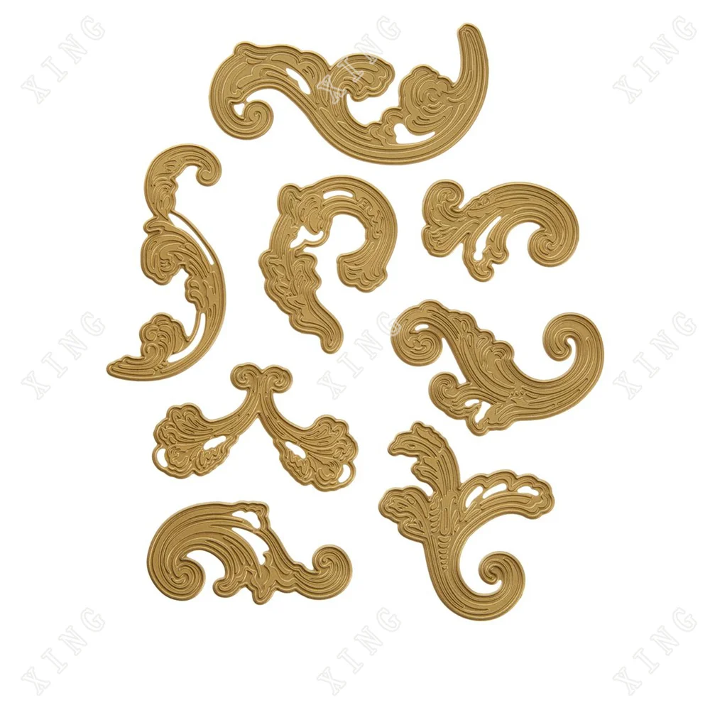 

New Flourish Impression Metal Cutting Dies Handmade Diy Greeting Card Scrapbook Paper Craft Die Punch Decorate Embossing Stencil