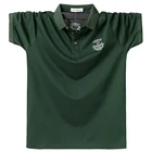 Рубашка-поло мужская с воротником и короткими рукавами, в Корейском стиле, в полоску, Морская душа, Студенческая Мода, большие 6XL 5XL, лето 2021