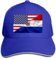 american paraguay flag unisex hats trucker hats dad baseball hats driver cap