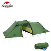 naturehike opalus tunnel tent camping tent for 234 person family tunnel tent with vestibule sleep room for motrocycle bike