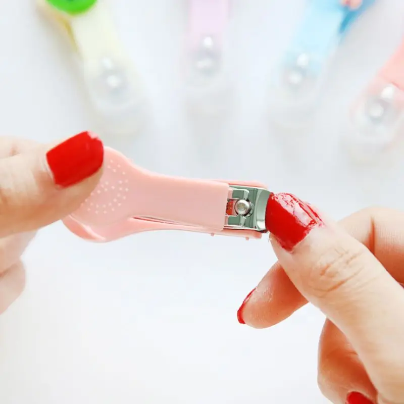 Милый мультфильм фруктовая форма нержавеющая сталь машинка для стрижки ногтей