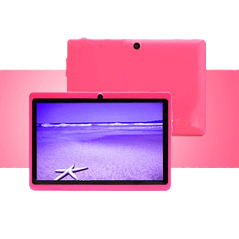 7 дюймов Детские Планшеты Android 4 ядра двойной Камера Wi-Fi Образование игры подарок