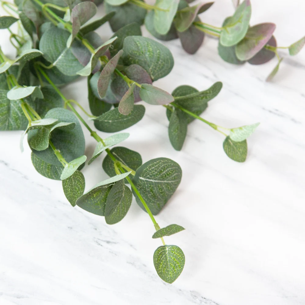 1 шт. искусственная ротанговая ткань эвкалипт целлюлоза листья денег свадьба