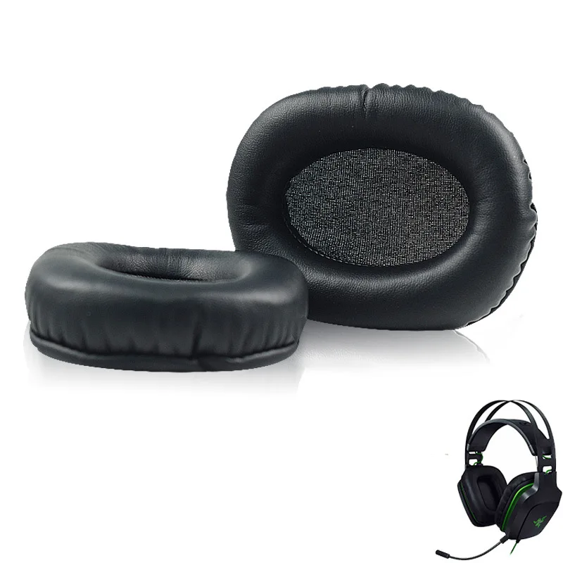 

Ушной вкладыш Замена для Razer Electra V2-7.1 белок кожи мягкие Earpad высокое качество Материал наушник губчатая крышка гибкий EH #