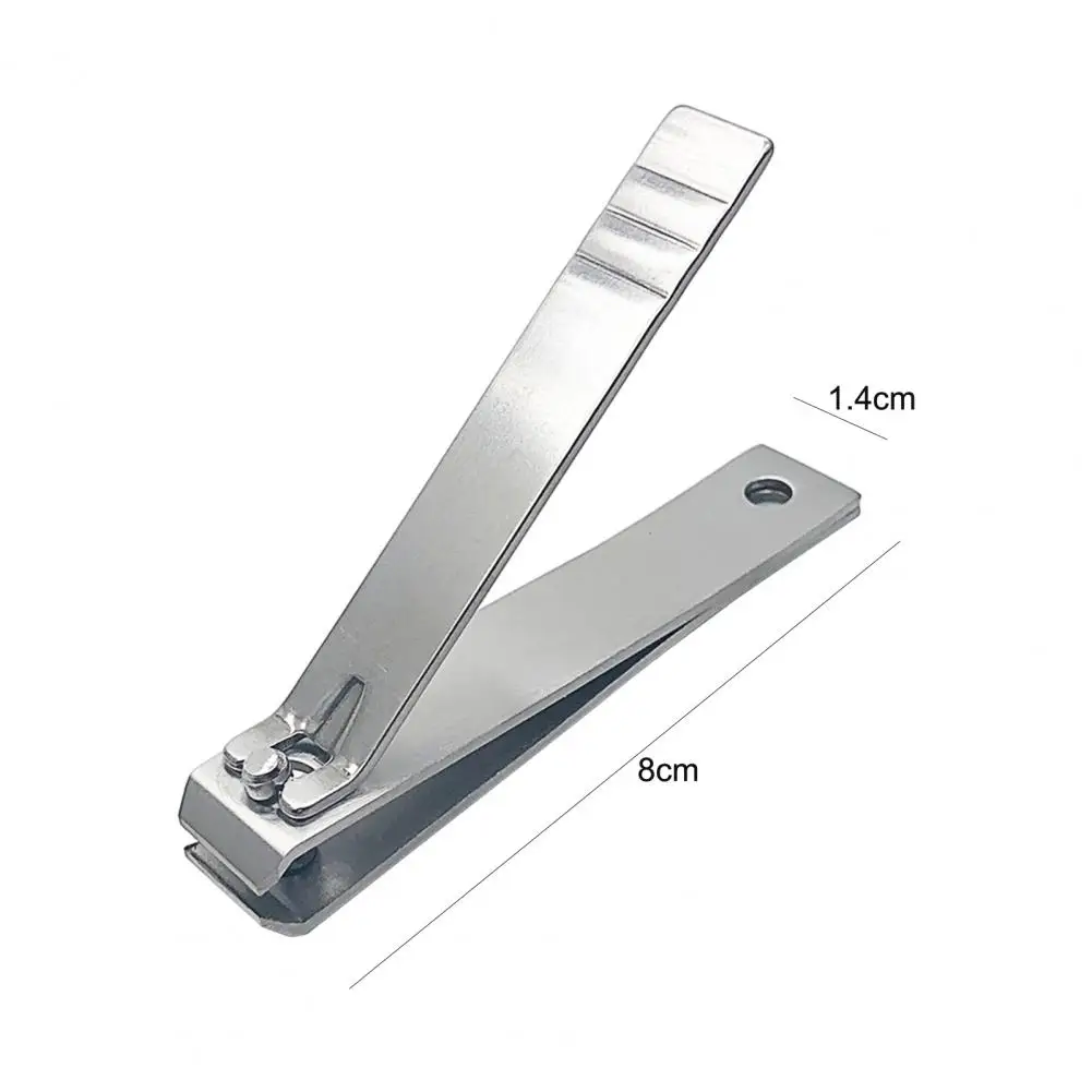 

Manicure Cutter Non-slip Nail Care Stainless Steel Flat Mouth Nail Clipper Trimmer for Beauty