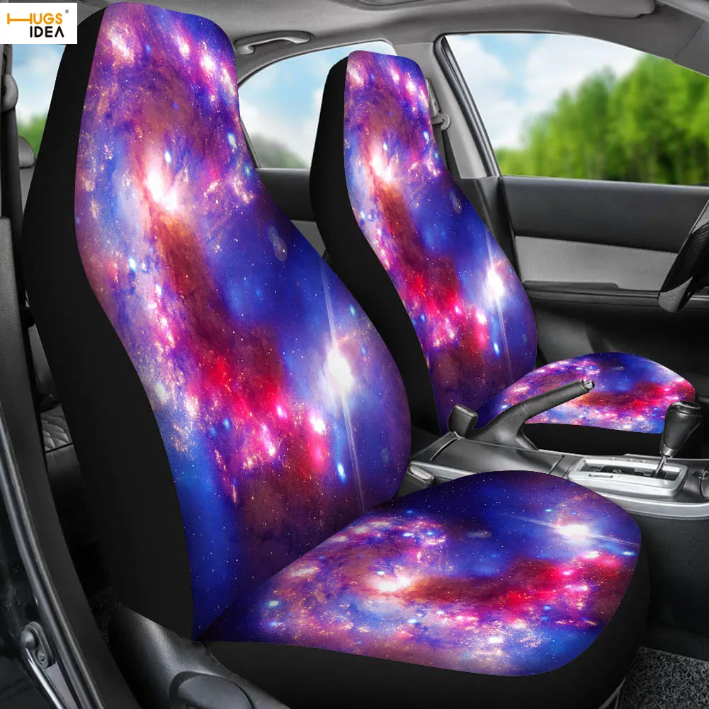 HUGSIDEA многоцветные Galaxy дизайн сиденья красочные Космос Вселенная принт SUV сиденье