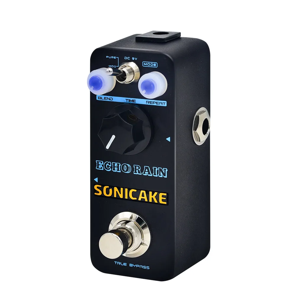 Sonicake Echo Rain цифровые гитарные педали с эффектом Delay истинный аналоговый сигнал путь Чистый Теплый отзывы QSS-03