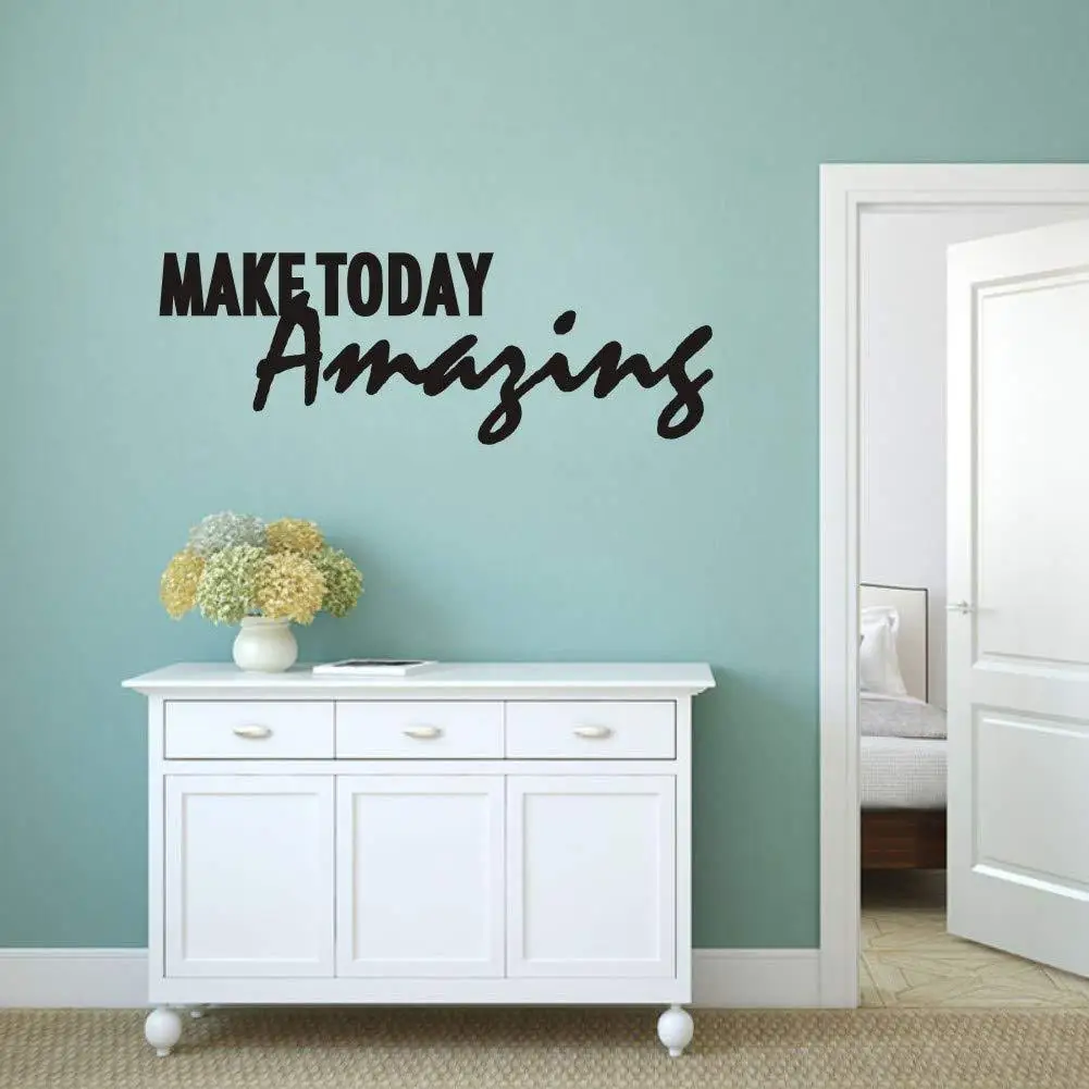 Простая креативная комбинация текста декоративная настенная паста “Make Today Amazing”
