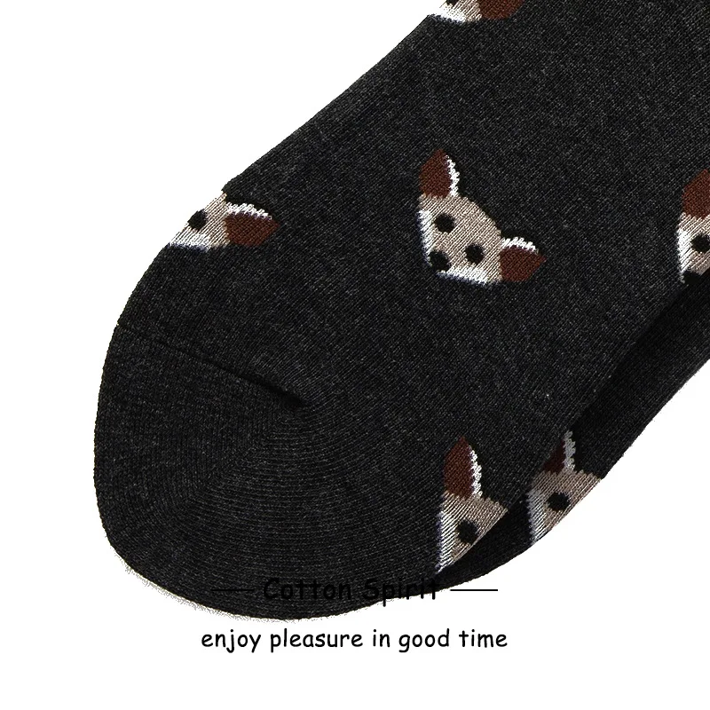 Women Men Solid Fox Cotton Sport Socks Ankle Sock Unisex Animal Print Short Winter Socks 5 pairs/ lot AL202SC