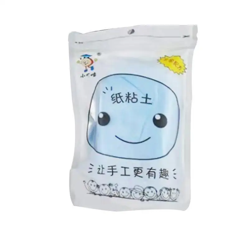 100g Blue DIY бумажная глина 100 г большой объем бумажная глина мягкая бумага глина Пластилин рисунок слизи полимерная игрушка для детей Детский подарок - Цвет: 100g Blue